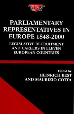 Parliamentary Representatives in Europe 1848-2000 - Best, Heinrich / Cotta, Maurizio (eds.)