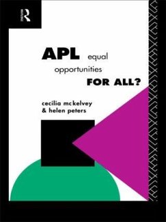 Apl: Equal Opportunities for All? - McKelvey, Cecilia; Peters, Helen