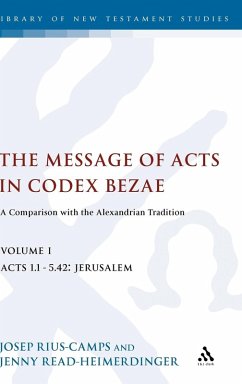 Cover The Message of Acts in Codex Bezae