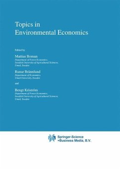 Topics in Environmental Economics - Boman, M. / Brännlund, Runar / Kriström, Bengt (Hgg.)