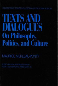 Texts and Dialogues - Merleau-Ponty, Maurice
