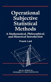 Operational Subjective Statistical Methods