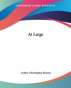 At Large - Benson, Arthur Christopher