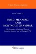 Word Meaning and Montague Grammar - Bild 1