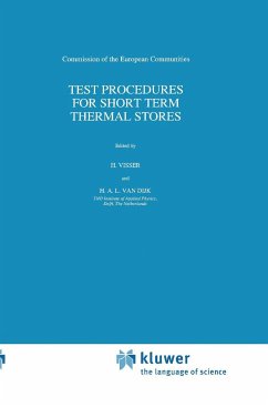 Test Procedures for Short Term Thermal Stores - Visser, H. / van Dijk, H.A.L. (Hgg.)