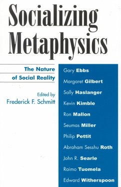 Socializing Metaphysics - Schmitt, Frederick F