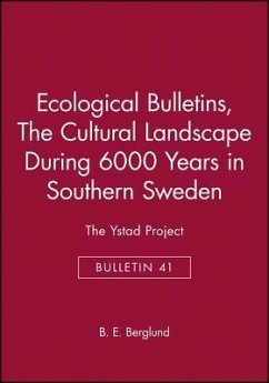 Ecological Bulletins, the Cultural Landscape During 6000 Years in Southern Sweden