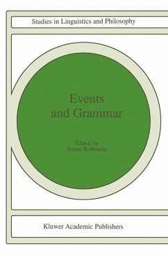 Events and Grammar - Rothstein, Susan (Hrsg.)