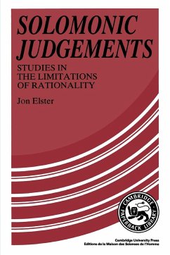 Solomonic Judgements - Elster, Jon