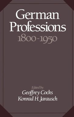 Cover German Professions 1800-1950