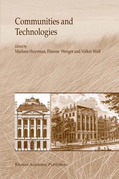 Communities and Technologies - Huysman, M.H. / Wenger, Etienne / Wulf, Volker (Hgg.)