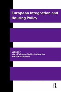 European Integration and Housing Policy - Matznetter, Walter / Stephens, Mark (eds.)