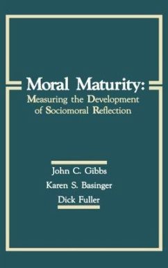 Moral Maturity - Gibbs, John C; Basinger, Karen S; Fuller, Dick