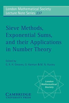 Sieve Methods, Exponential Sums, and Their Applications in Number Theory - Greaves, G. R. H.