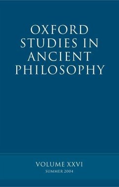 Oxford Studies in Ancient Philosophy - Sedley, David (ed.)