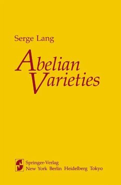 Abelian Varieties - Lang, S.