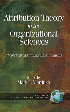Cover Attribution Theory in the Organizational Sciences