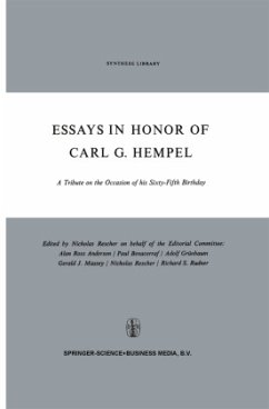 Essays in Honor of Carl G. Hempel - Rescher, N. (Hrsg.)