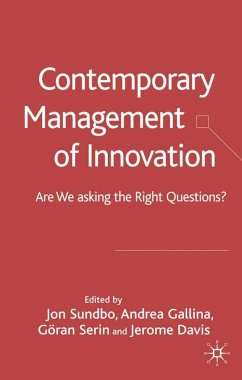 Contemporary Management of Innovation - Sundbo, Jon