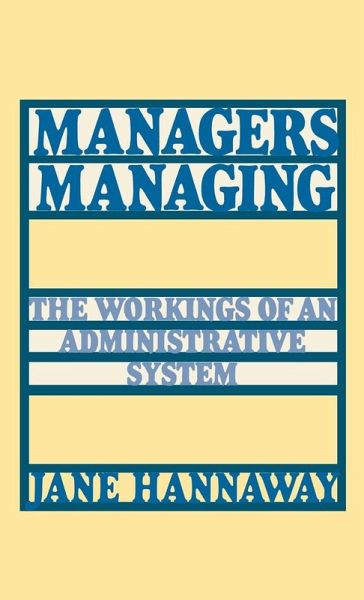 Managers Managing Managers Managing