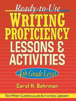 Ready-To-Use Writing Proficiency Lessons and Activities - Behrman, Carol H