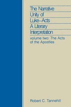 Narrative Unity Luke Acts Vol 2 - Tannehill, Robert C.