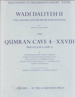 Wadi Daliyeh II and Qumran Miscellanea, Part 2 - Gropp, Douglas M. / VanderKam, James / Brady, Monica (eds.)