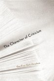 The Character of Criticism The Character of Criticism