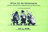 Witze für die Notentasche