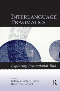 Interlanguage Pragmatics