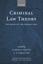 Criminal Law Theory - Shute, Stephen / Simester, Andrew (eds.)
