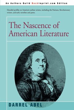 The Nascence of American Literature - Abel, Darrel
