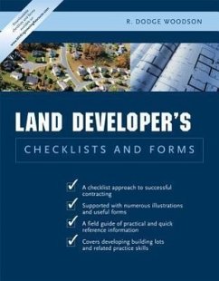 Residential Land Developer's Checklists and Forms - Woodson, R Dodge