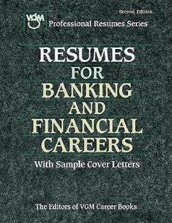 Resumes for Banking and Financial Careers - Vgm Career Books