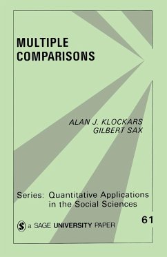 Multiple Comparisons - Klockars, Alan J.; Sax, Gilbert