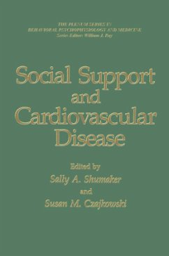 Social Support and Cardiovascular Disease - Shumaker, Sally A. / Czajkowski, Susan M. (Hgg.)