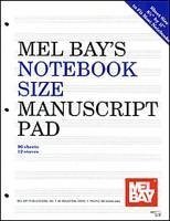 Notebook-Size Manuscript Pad 12-Stave