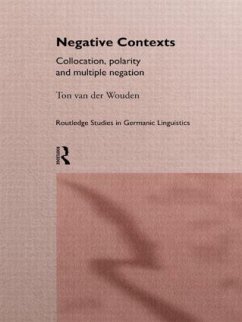 Negative Contexts - Wouden, Ton van der
