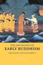 Cover The Sociology of Early Buddhism