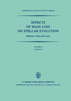 Effects of Mass Loss on Stellar Evolution - Chiosi, C. / Stalio, R. (Hgg.)