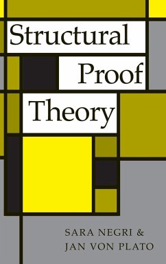 Structural Proof Theory - Negri, Sara; Plato, Jan Von; Ranta, Aarne