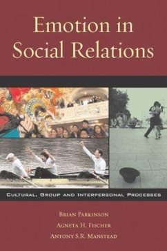 Emotion in Social Relations - Parkinson, Brian; Fischer, Agneta H; Manstead, Antony S R