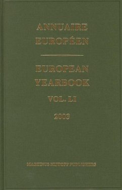 European Yearbook / Annuaire Européen, Volume 51 (2003)