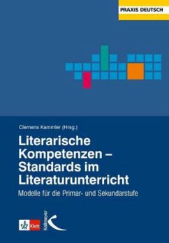 Cover Literarische Kompetenzen - Standards im Literaturunterricht