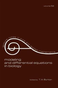 Modeling and Differential Equations in Biology - Burton, T A