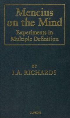 Mencius on the Mind - Richards, I A
