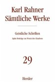 Karl Rahner Sämtliche Werke / Sämtliche Werke 29