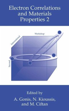 Electron Correlations and Materials Properties 2 - Gonis, A. / Kioussis, Nicholis / Ciftan, Mikael (Hgg.)