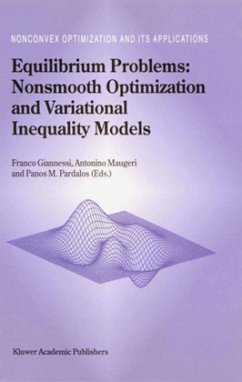 Equilibrium Problems: Nonsmooth Optimization and Variational Inequality Models - Giannessi