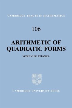 Arithmetic of Quadratic Forms - Kitaoka, Yoshiyuki